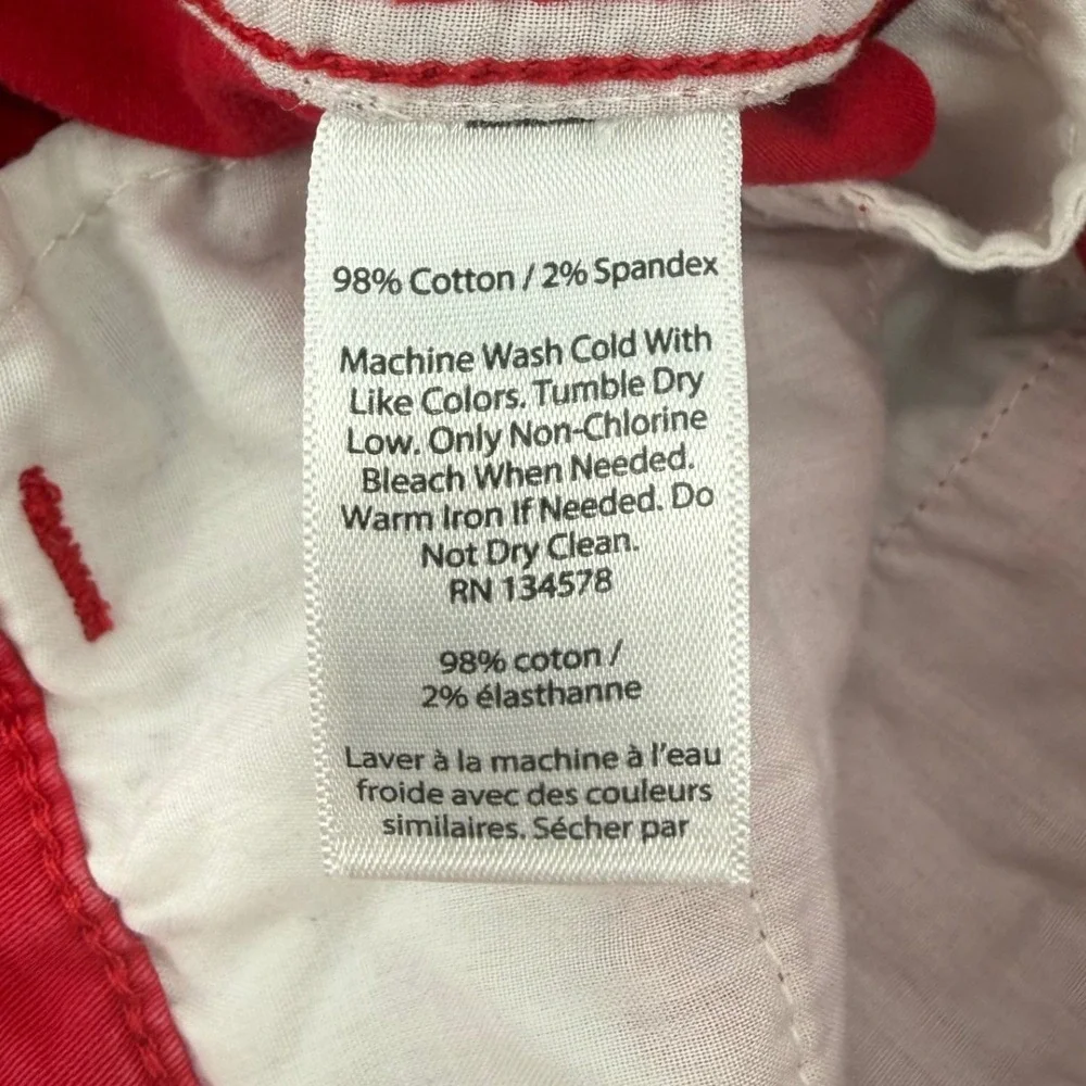 Vineyard Vines Girls Red Blue Whale Embroidered Shorts Size 8 Nautical Preppy